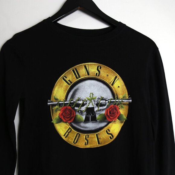 1987 Guns N Roses "Was Here" Vintage Tour Band Rock Tee Shirt 80s 1980s Size XS - Picture 2 of 5